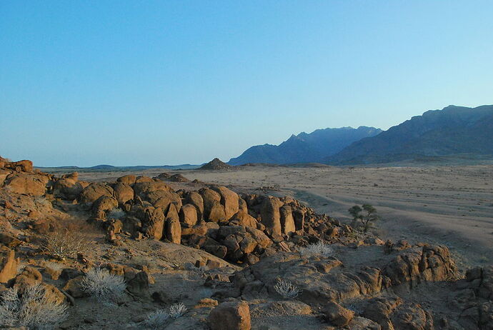 J7 en route pour Brandberg White Lady Lodge - llce