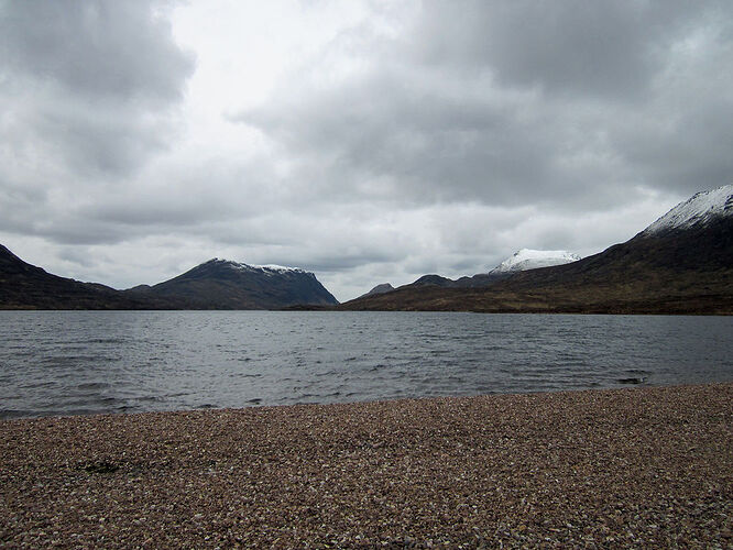 Arrivée au lochan Fada. - calamity jane Arrivée au lochan Fada. - calamity jane