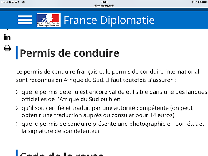 Re: Permis international - Marie Noelle 87 Re: Permis international - Marie Noelle 87