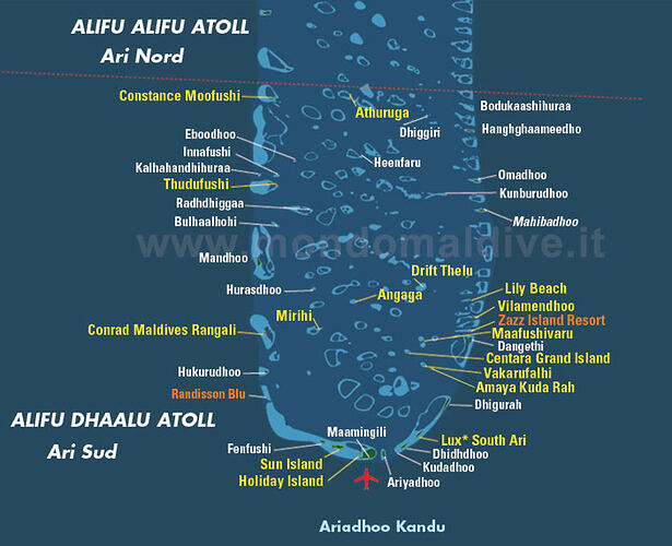 Maldives - itinéraire Guest house - Philomaldives Ex guide Safaris