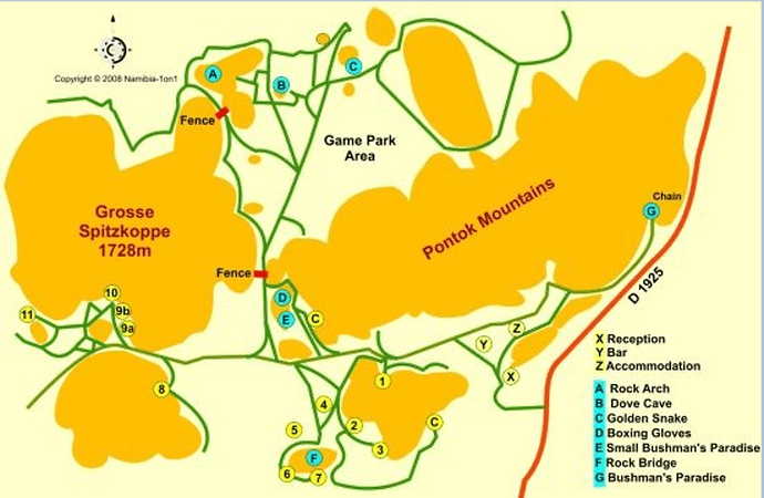 Spitzkoppe précisions - krikriveve