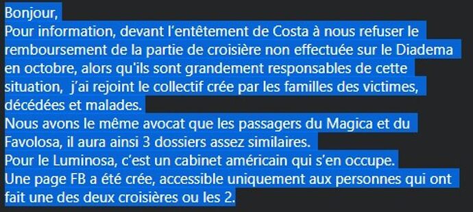 Re: Croisière jazz TMR du 28/09/20 au 12/10/20 - Alain8392