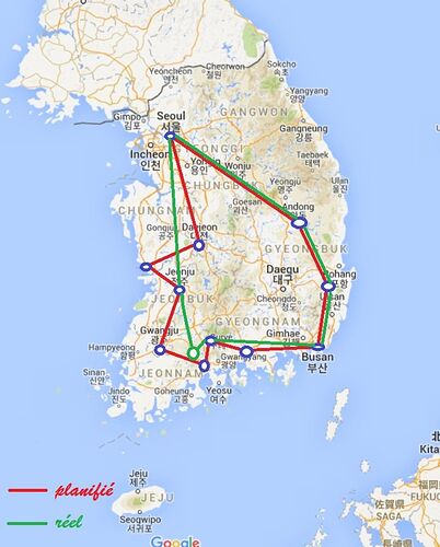Re: Itineraire coree du sud 1 mois - leothom