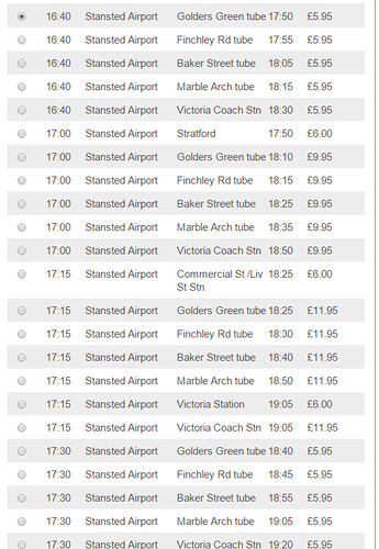 Stansted à Chelsea - kerozification