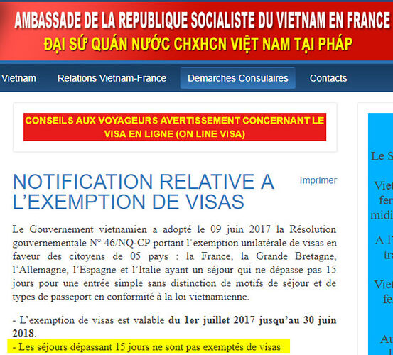 Exemption de visa - H@rd