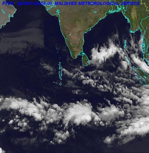 Météo du 26 janvier - Philomaldives Guide Safaris