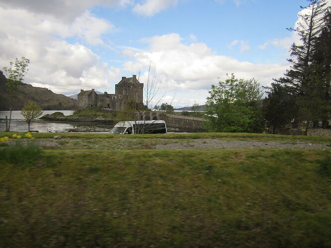 Une vilaine photo d'Eilean Donan castle - calamity jane