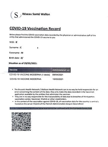Document preuve vaccination - chatulu