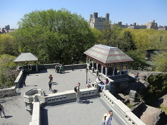 Fermeture du château- belvédère de Central Park à New-York - sourisgrise