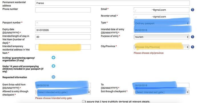 Re: E-Visa en ligne- entrée au Vietnam - Besoin d'aide ! - Perrine59