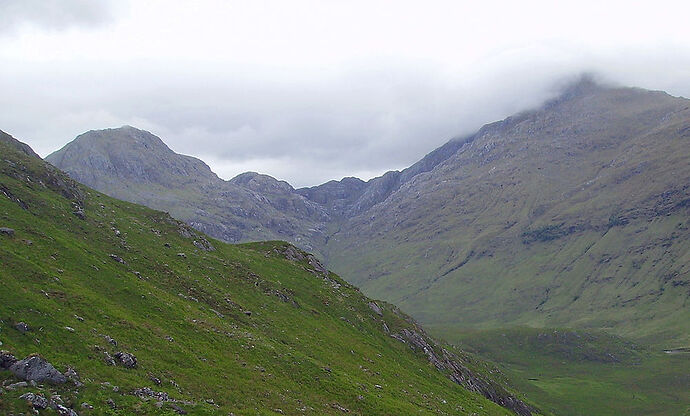 Petite  rétrospective : de la vallée de la rivière Carnach à Inverie - calamity jane