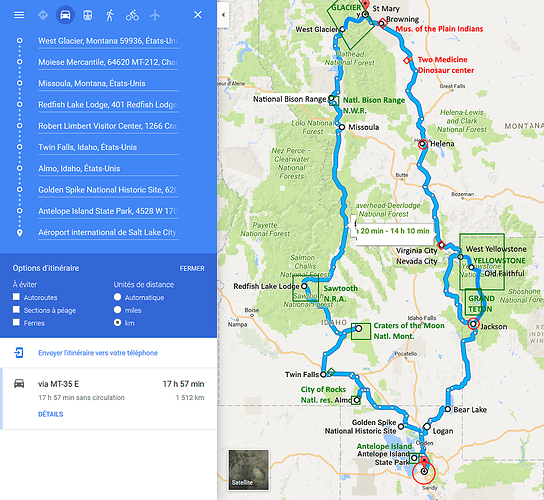 Re: Temps nécessaire pour faire Vancouver + Banff + Yellowstone ? - JMarco45