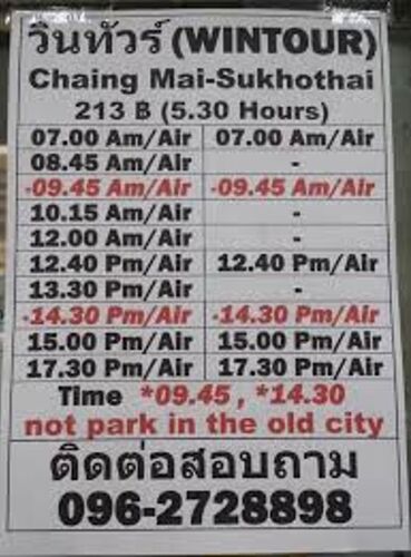 Re: Trajet Chiang Mai-Sukhothai ET Sukhothai- Ayutthaya - ocram