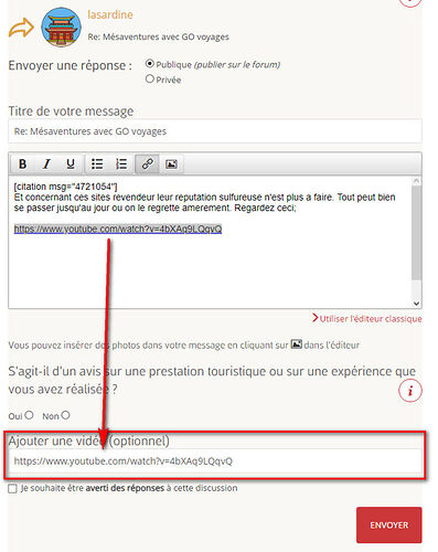 Re: Mésaventures avec GO voyages  - H@rd