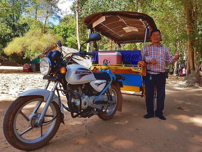 Vous cherchez un tuk tuk sérieux pour Siem Reap et Angkor? Voici l'excellent Mr RA! - Cappucina