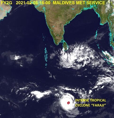 Météo du 08 Février 2021 - Philomaldives Ex guide Safaris