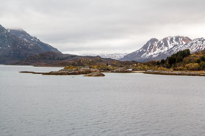 Derniers îlots avant le Trollfjord