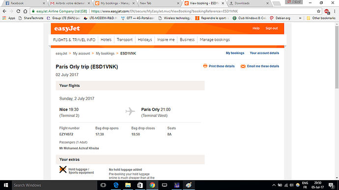 Re: Que pensez vous d'Easy Jet ? - Achraf-Khsiba Re: Que pensez vous d'Easy Jet ? - Achraf-Khsiba