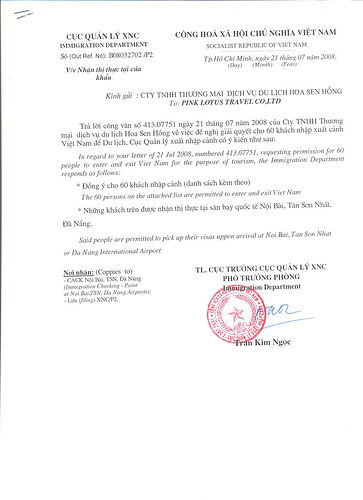 Re: Prolongation Visa au Vietnam  - H@rd