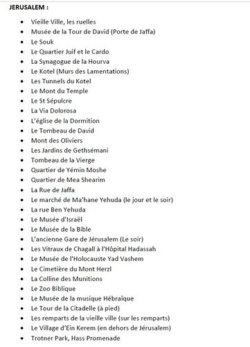Re: Conseils circuit en Israël  - Mitch34