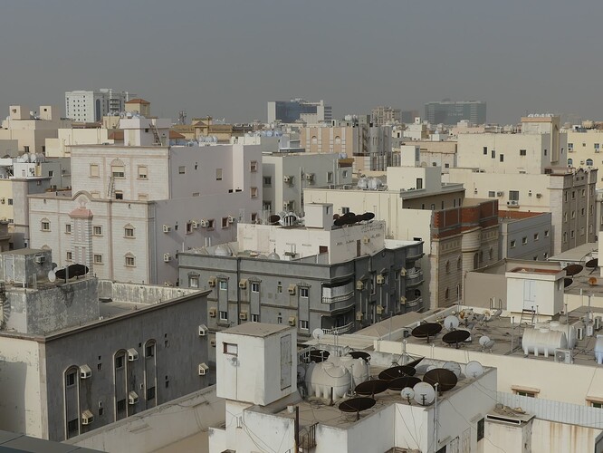 Vue sur Djeddah depuis l'hôtel