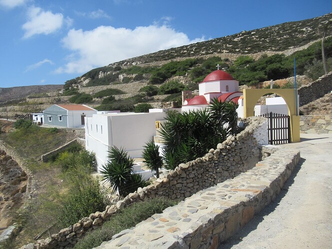 Le monastère d'Agios Mammas