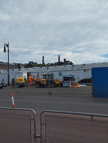 Edimbourg en travaux