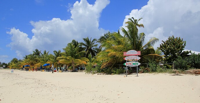 Great House Hotel, la plage