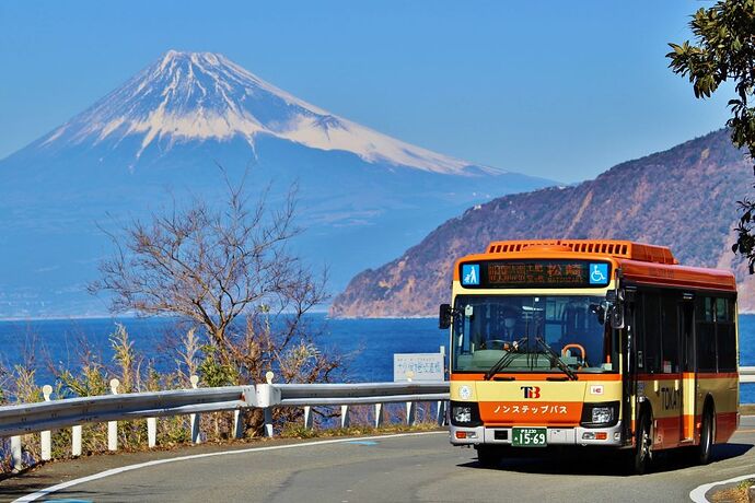 Mont Fuji et Bus Tokai vers Matsuzaki