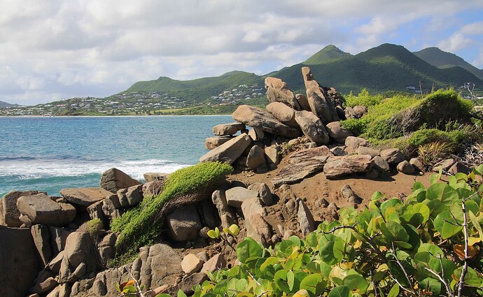 Les rochers de la pointe sud ouest