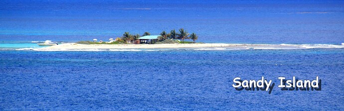 W Anguilla Sandy island