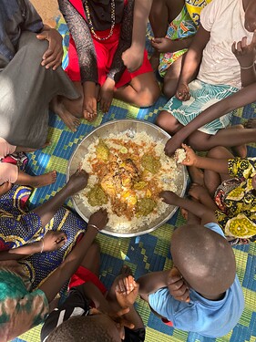 Repas partagé chez Souadou