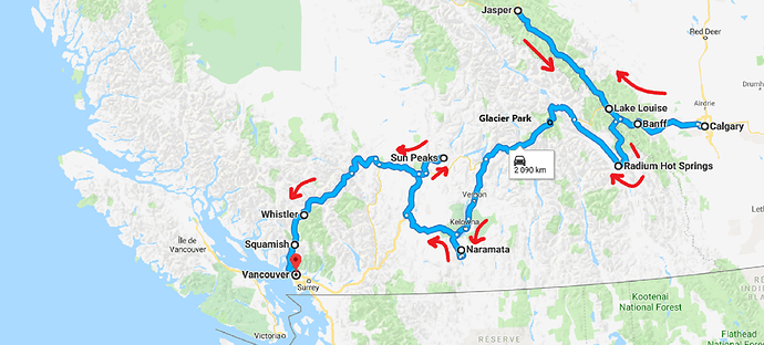 L'Ouest canadien à pleins poumons: épisode 1, les Rocheuses et la chaîne Alberta - fabienne65