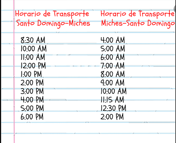 HoraireMiches