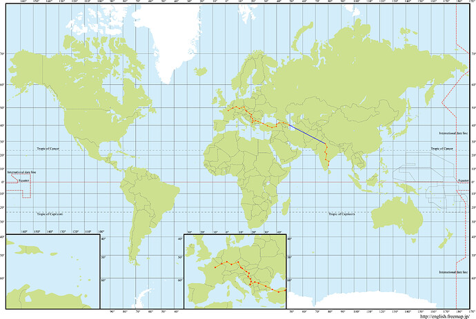 Carte prévisionnelle