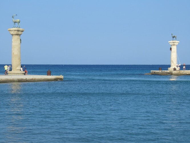 Images de la vieille ville de Rhodes