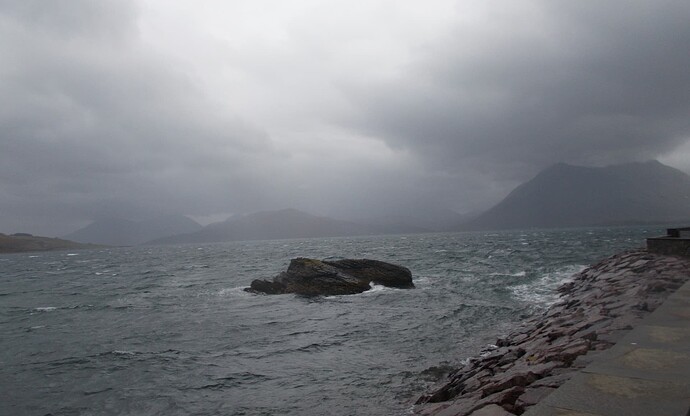 Skye vue de Raasay