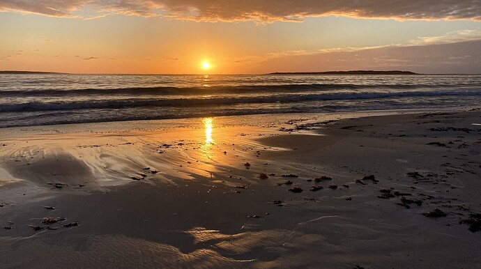 Lever de soleil Baie Orientale