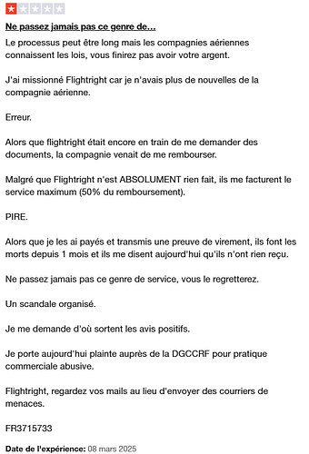 Avis flightright