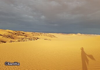 Coucher de soleil Tassili