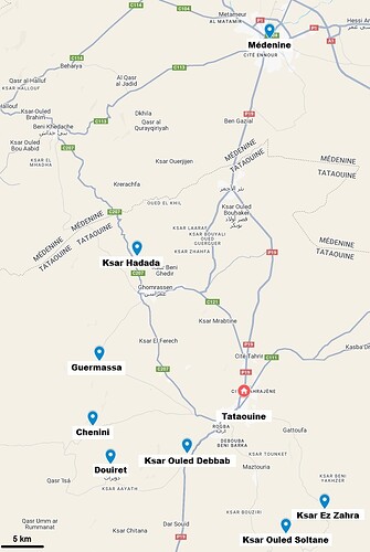 Carte Tataouine