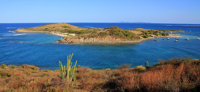 Vue panoramique sur l'îlet Pinel