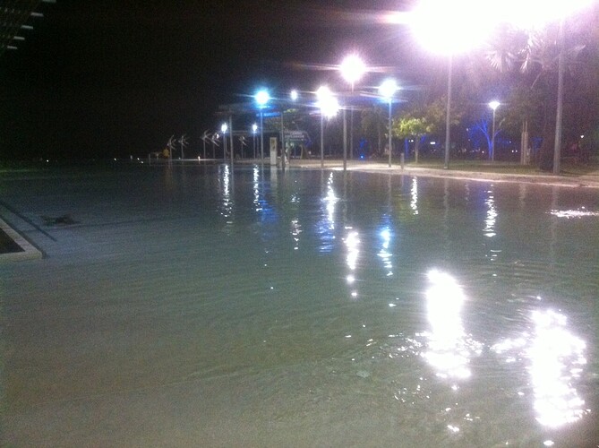 Cairns lagon nuit