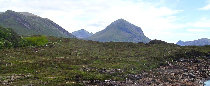 Dans le glen Sligachan 2