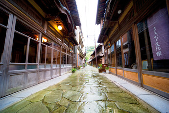 Mihonoseki Town, Matsue City, Japan - Aoishidatami street