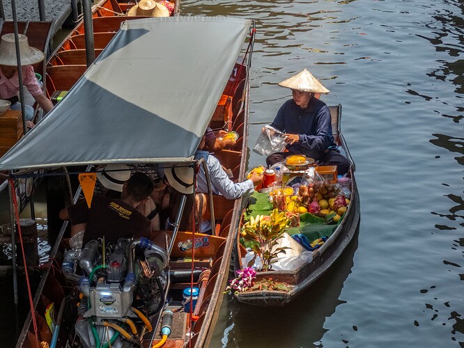 Marché flottant de Damnoen Saduak