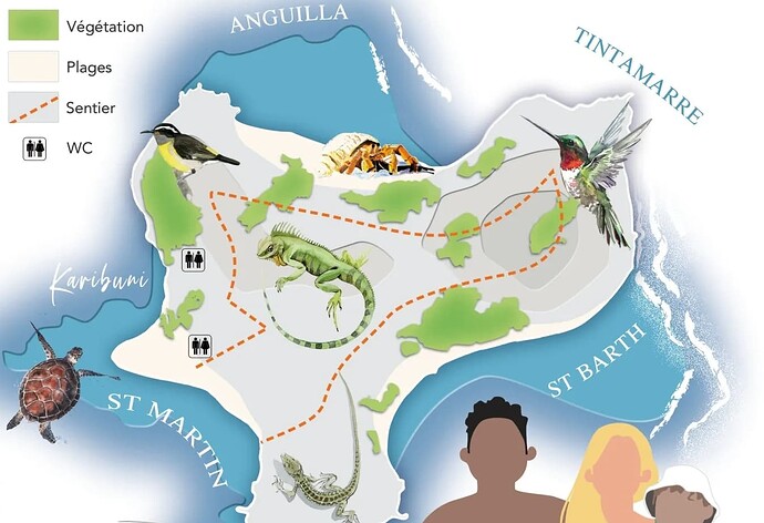 Pinel, la carte