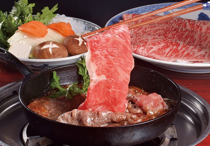 Sukiyaki de bœuf de Matsusaka