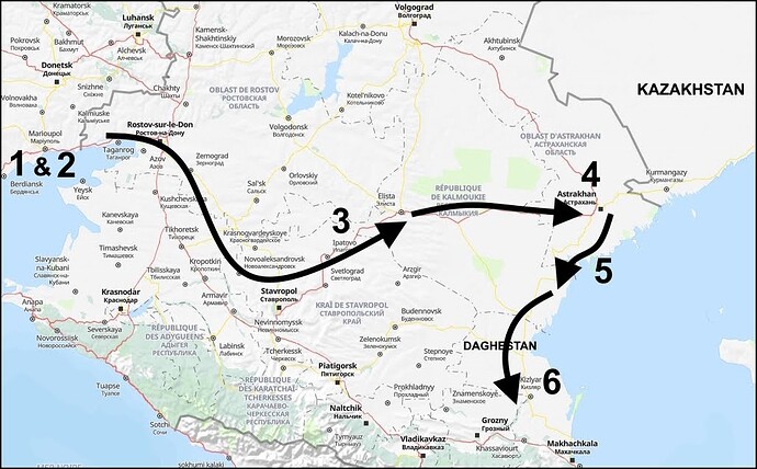 RUSSIE CASPIENNE 6 carnets