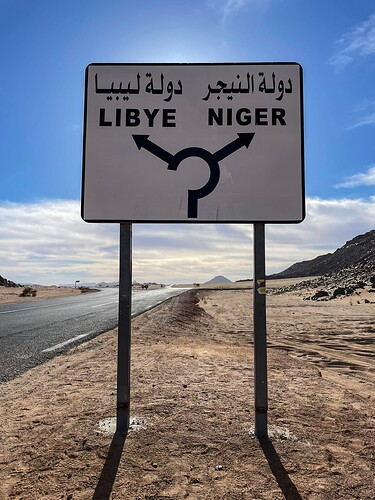 Panneau Libye-Niger